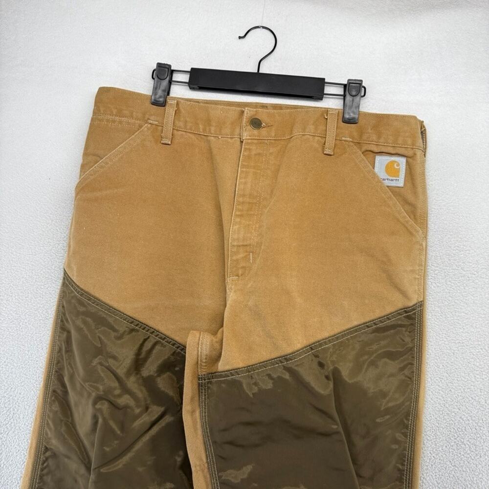 Vintage Carhartt pants Men's 36x32 Fits 35x31 Brown Duck Canvas Brush Union 80s